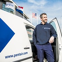 man getting out of vehicle